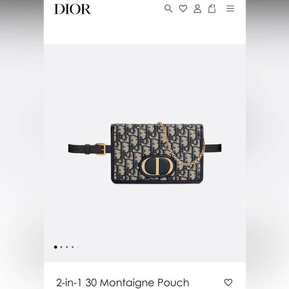 Authentic Dior 2-in-1 30 Montaigne Pouch - Picture 1 of 3